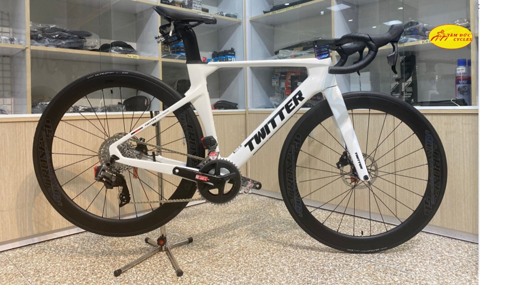 XE ĐẠP ĐUA TWITTER R12 FULL CARBON SRAM RIVAL